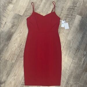 1 STATE Gilded Age Wild Crimson Sheath Dress Style 8166923 Size 8